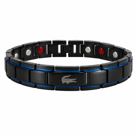 Lacoste Metallic-Edge Magnetic Bracelet