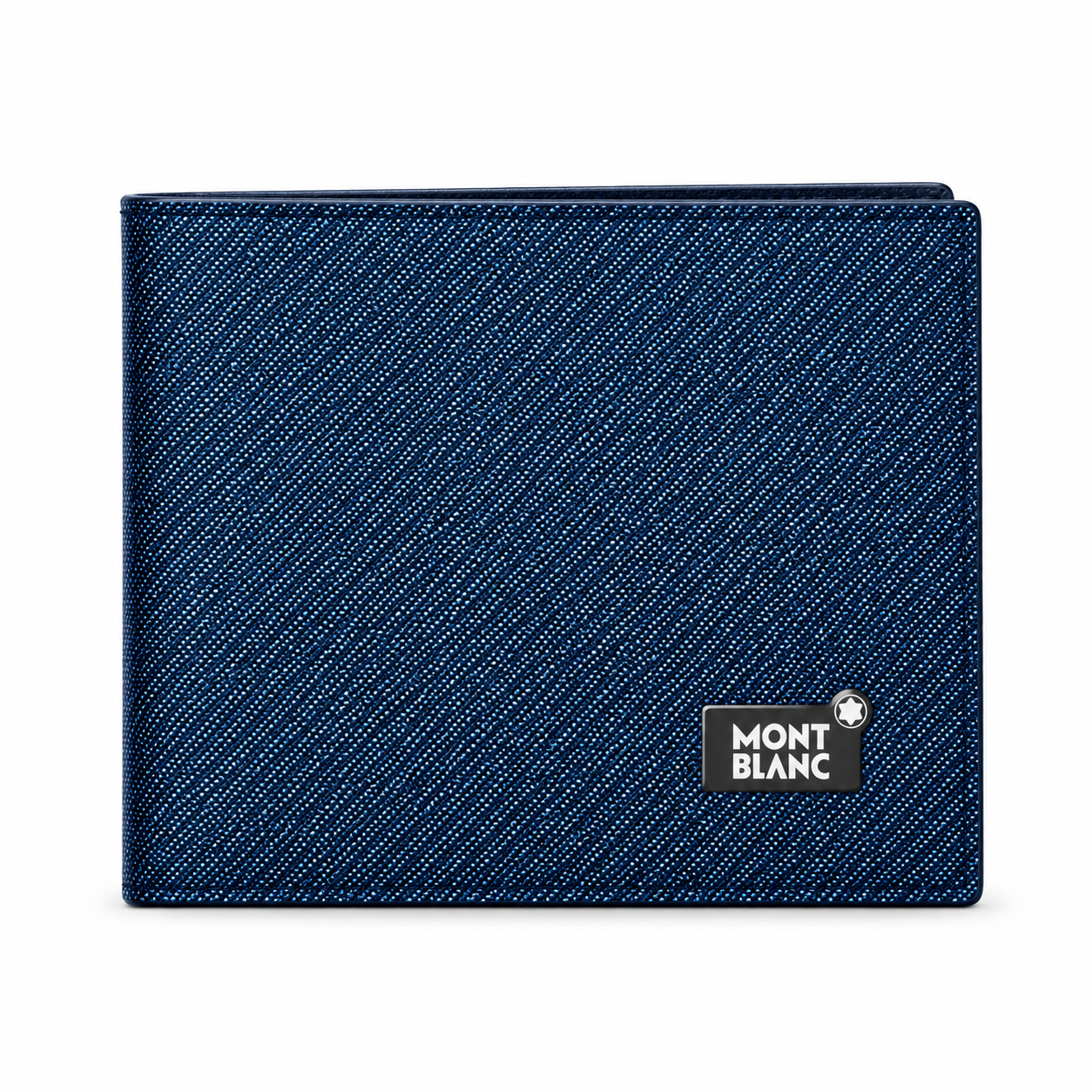 Urban Navy Linen-Texture Wallet – Azure Canvas Edition