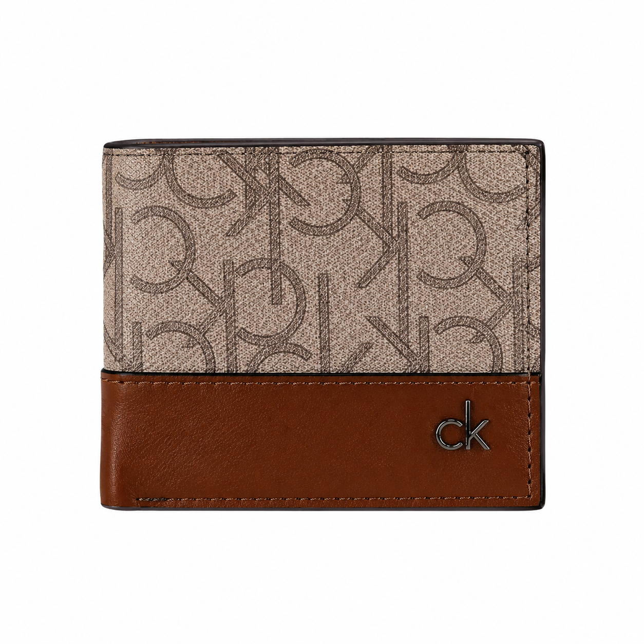 C.K Signature Contrast Wallet – CK Monogram