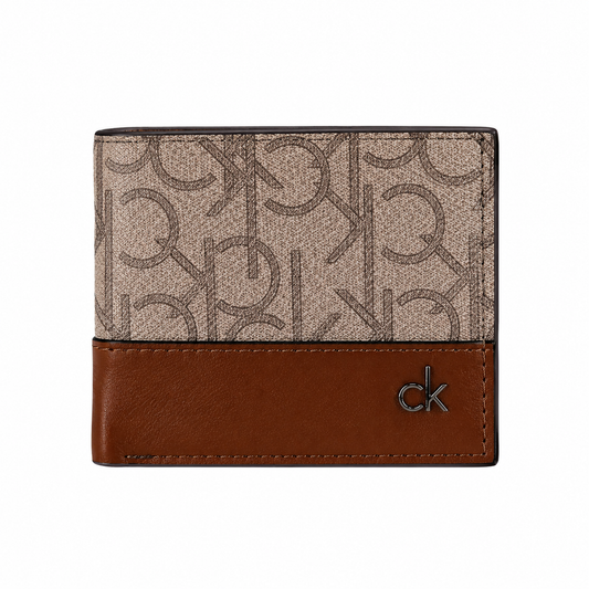 C.K Signature Contrast Wallet – CK Monogram