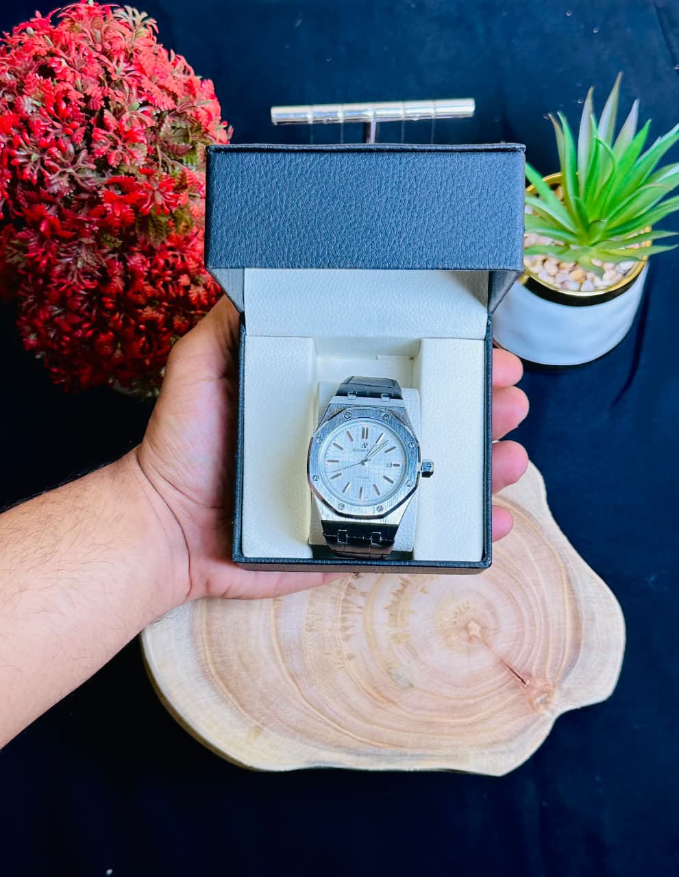 A.P Luxury Leather Strap Men’s Watch