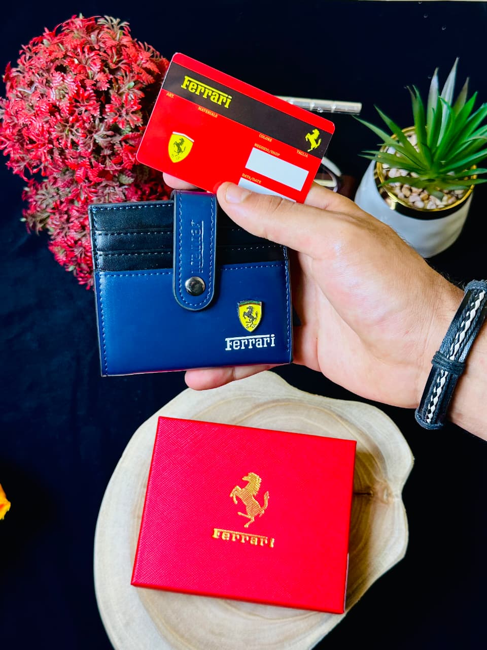 2-in-1 Smart Ejector Wallet – Scuderia Racing Edition