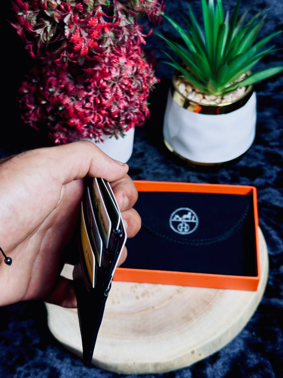 Hermes Classic Card Holder – Black Edition