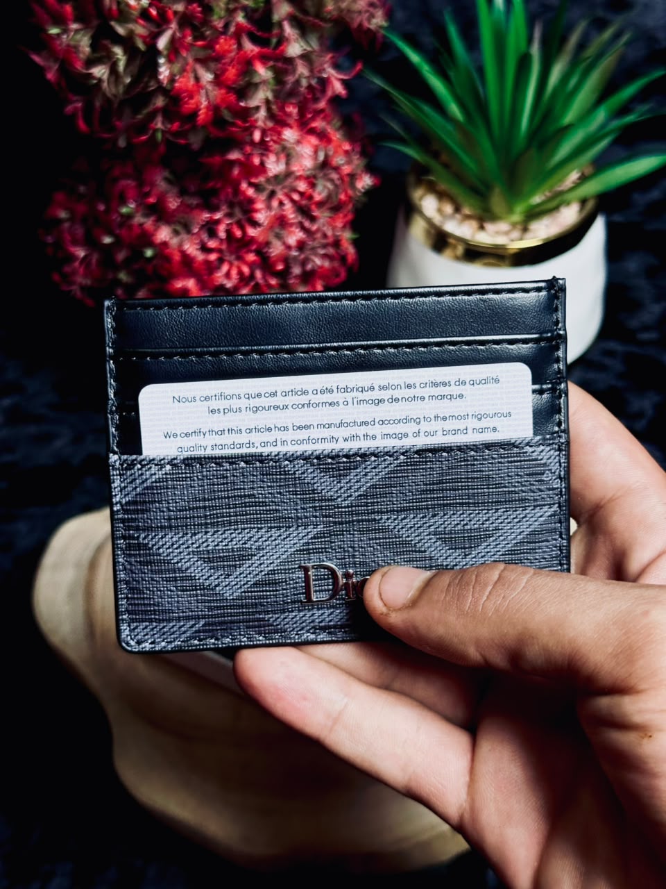D Card Holder Monogram Edition