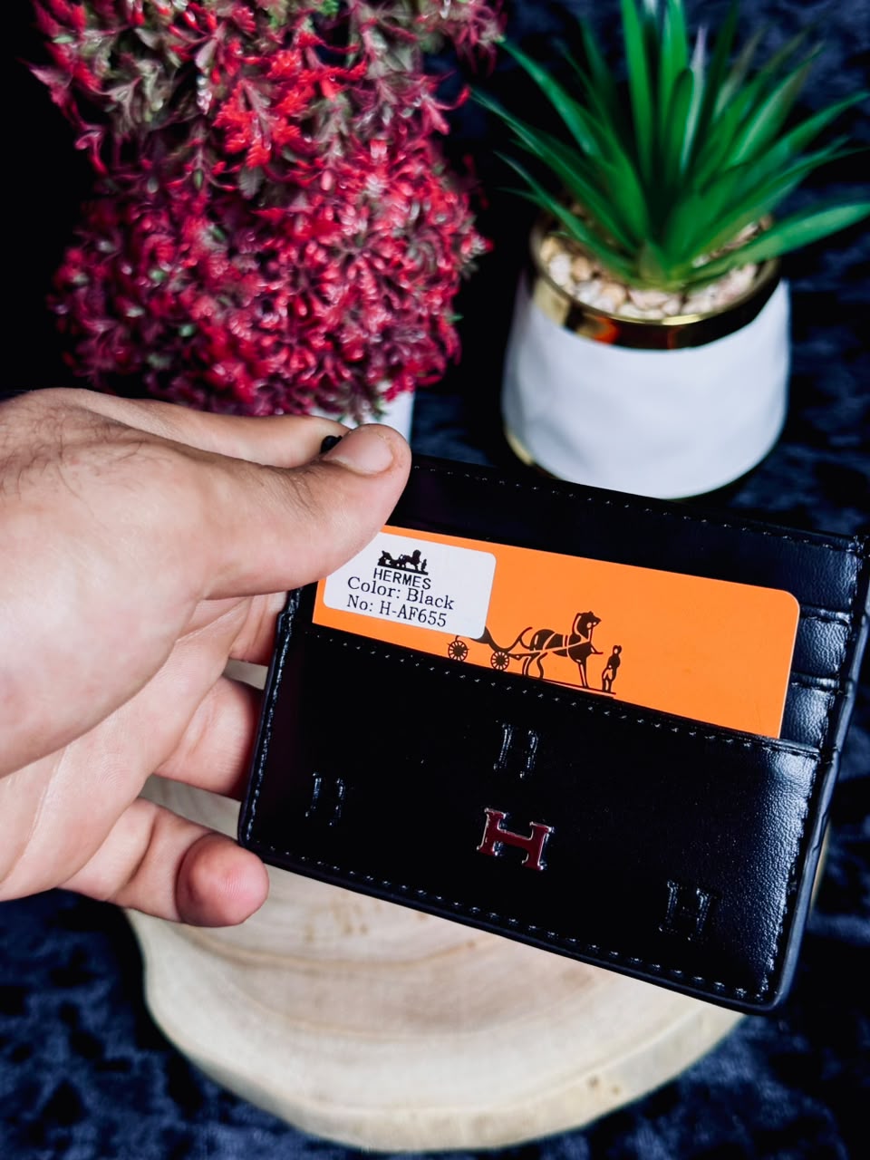 Hermes Classic Card Holder – Black Edition