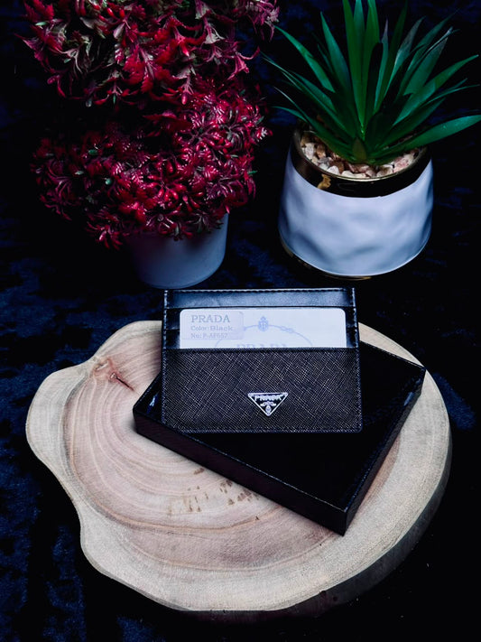 brada Saffiano Card Holder