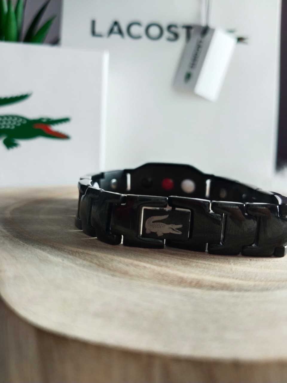 Lacoste Ceramic & Carbon Sport Bracelet