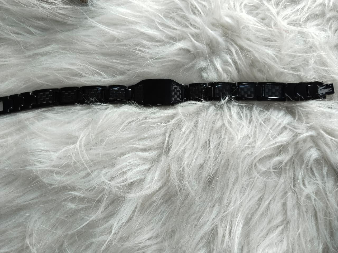 Lacoste Ceramic & Carbon Sport Bracelet