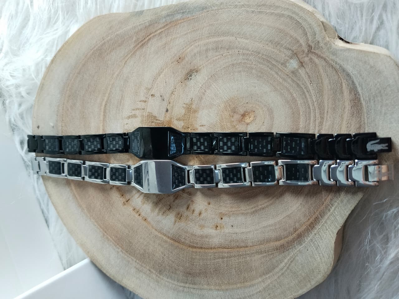 Lacoste Ceramic & Carbon Sport Bracelet