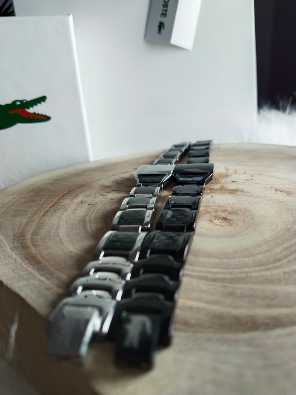 Lacoste Ceramic & Carbon Sport Bracelet