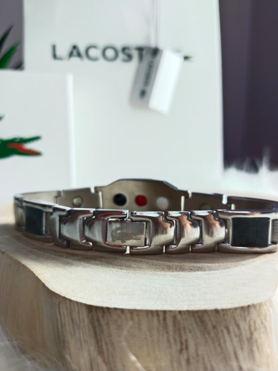 Lacoste Ceramic & Carbon Sport Bracelet