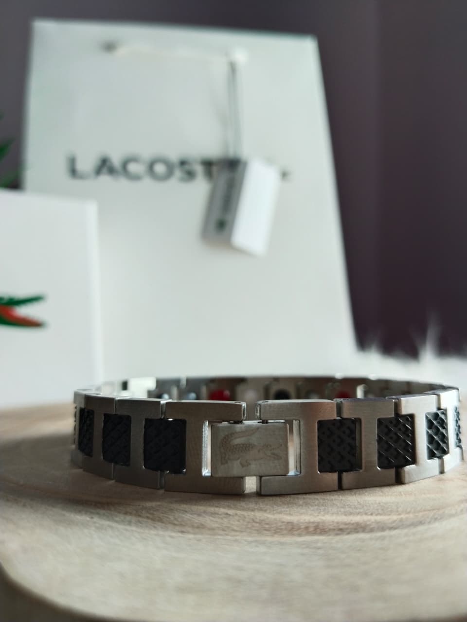 Lacoste Premium Stainless Steel Magnetic Bracelet