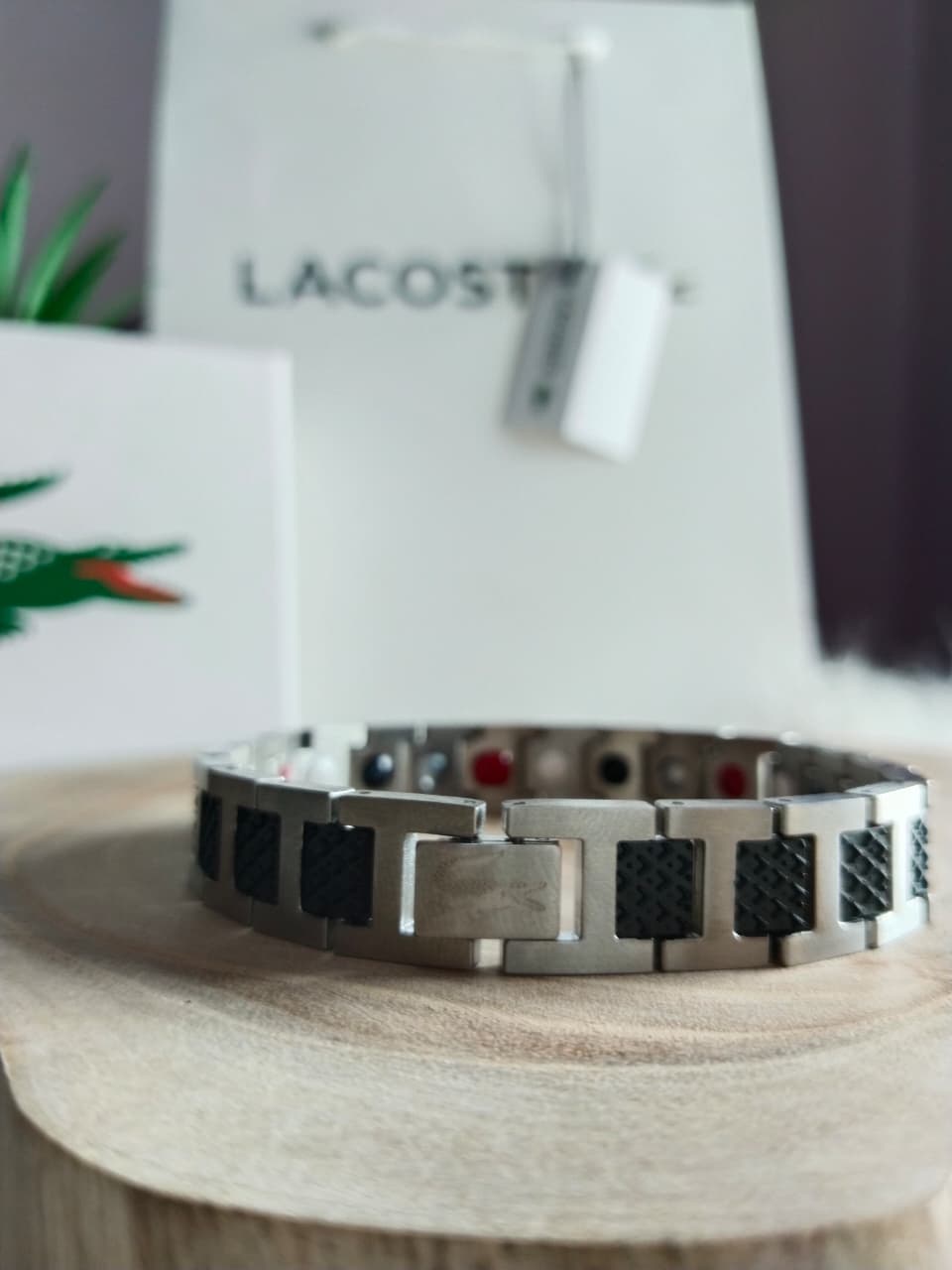 Lacoste Premium Stainless Steel Magnetic Bracelet