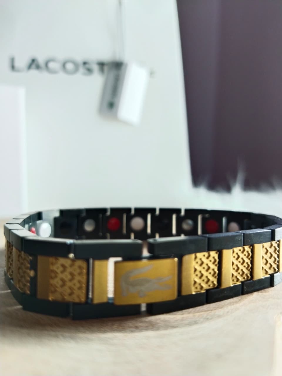 Lacoste Premium Stainless Steel Magnetic Bracelet