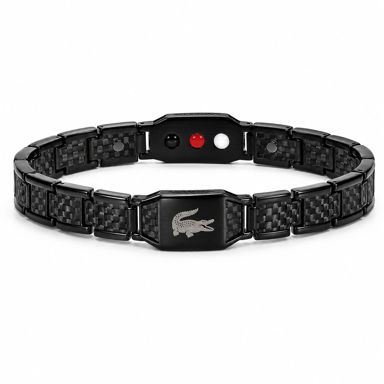 Lacoste Ceramic & Carbon Sport Bracelet
