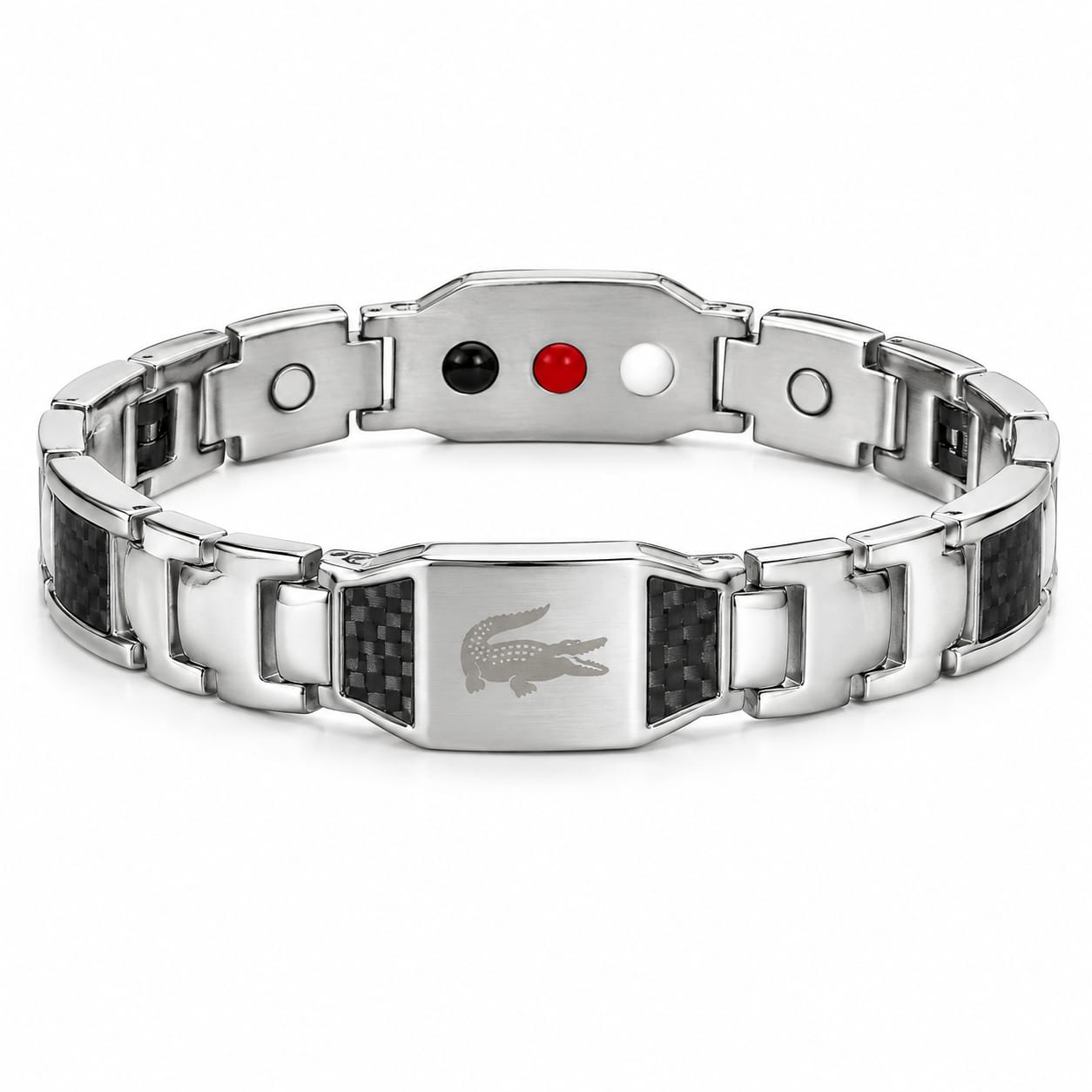 Lacoste Ceramic & Carbon Sport Bracelet