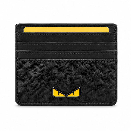 Fendi Men's Monster Eyes Card Holder Wallet
