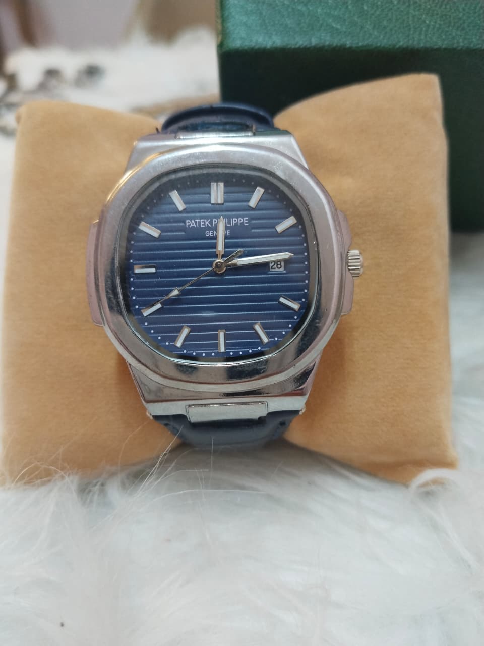 Patek Philippe  – Blue Leather Strap