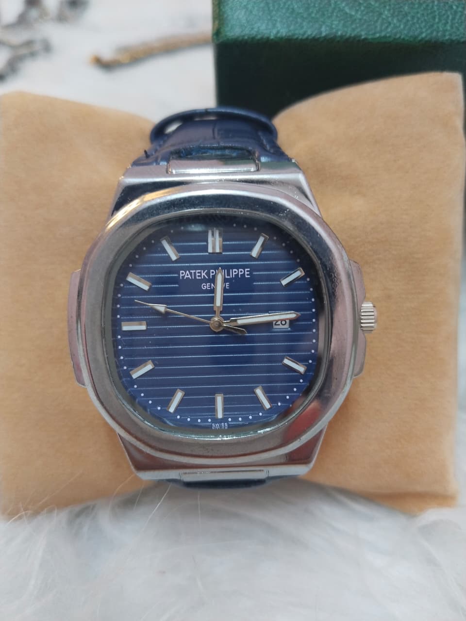 Patek Philippe  – Blue Leather Strap