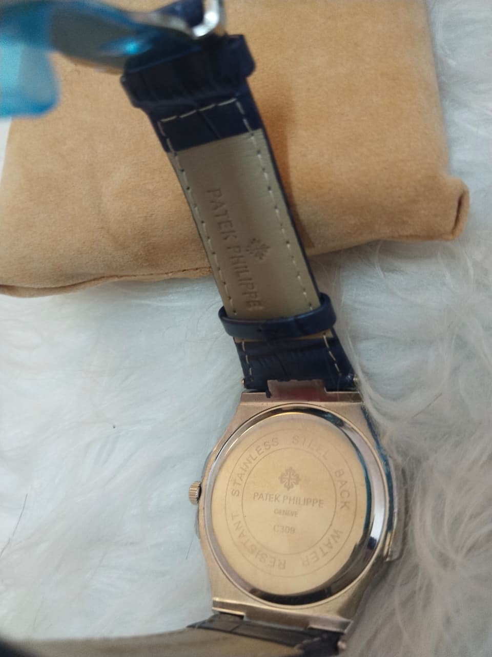 Patek Philippe  – Blue Leather Strap