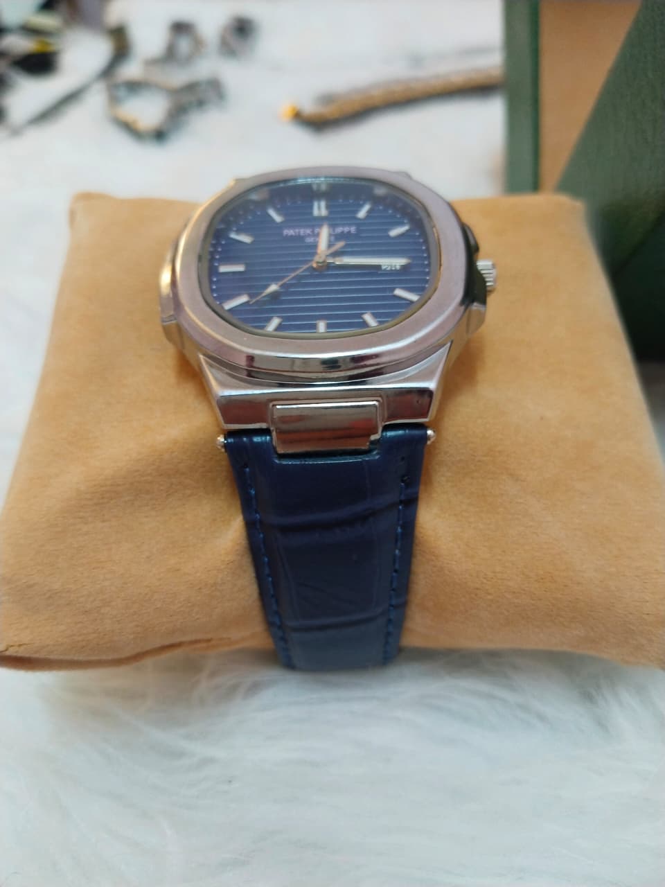 Patek Philippe  – Blue Leather Strap