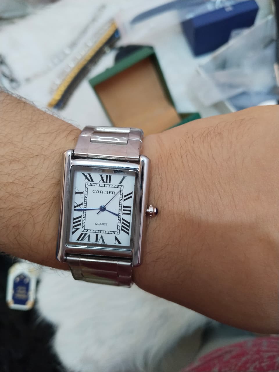 Cartier Tank Stainless Steel