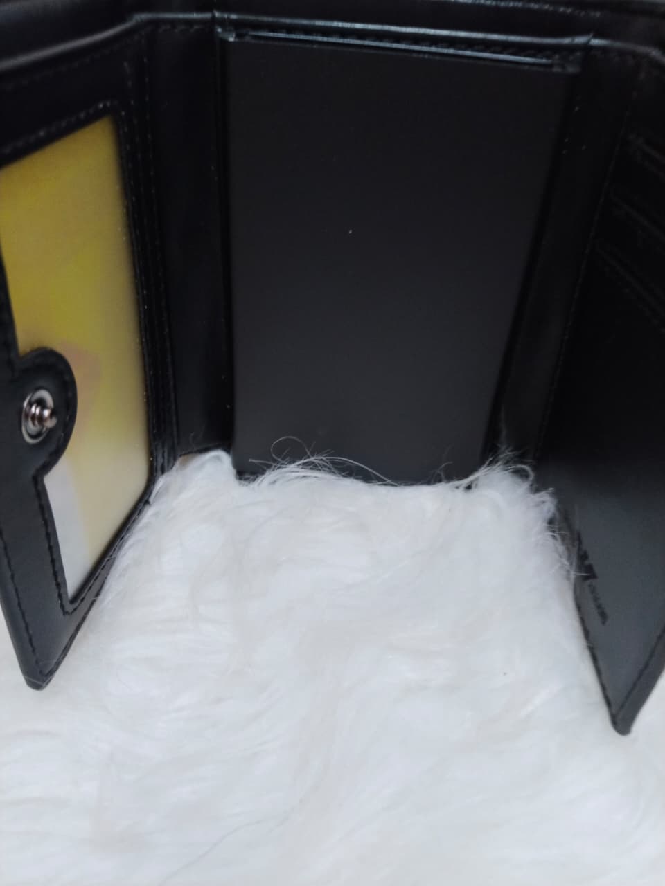 Armani Executive Leather Wallet with Aluminum Card Holder