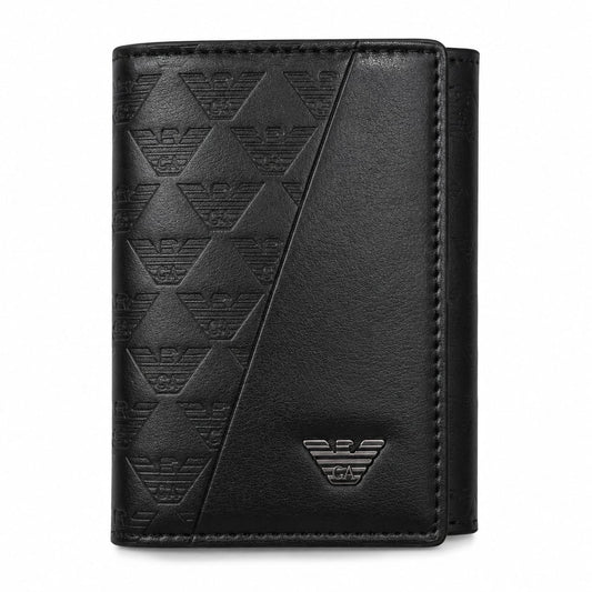 Armani Executive Leather Wallet with Aluminum Card Holder