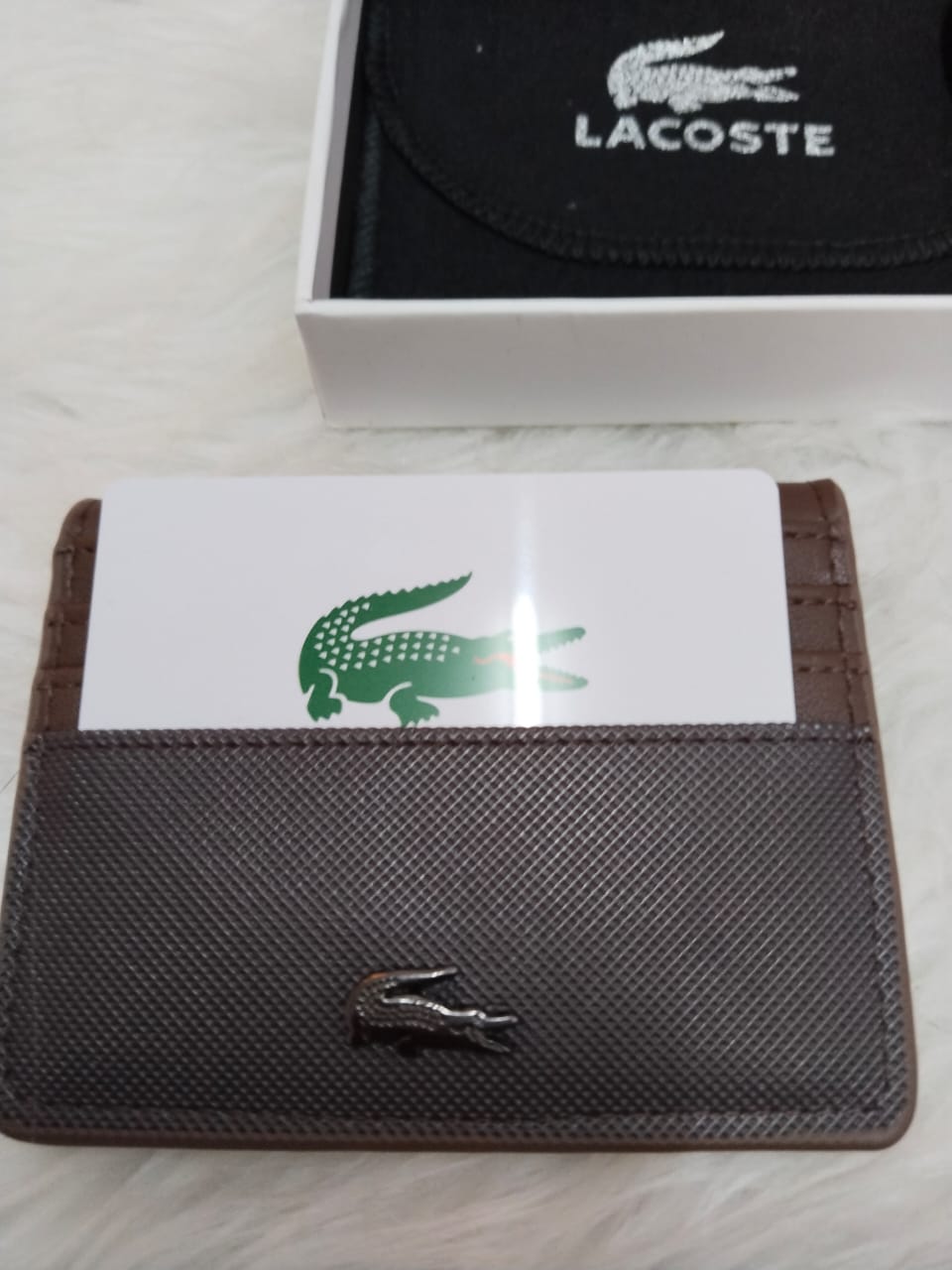 Lacoste Men's Two-Tone Bifold Wallet