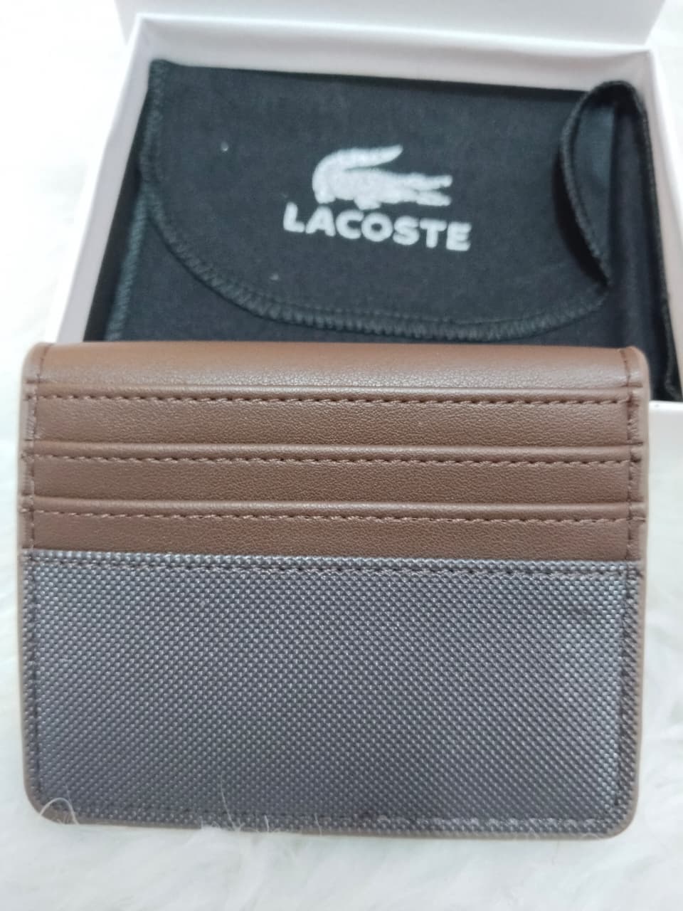 Lacoste Men's Two-Tone Bifold Wallet