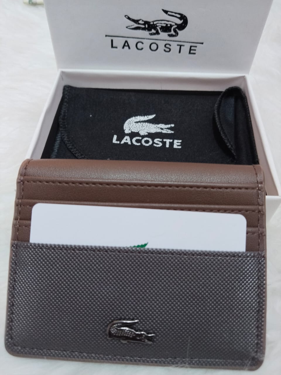Lacoste Men's Two-Tone Bifold Wallet