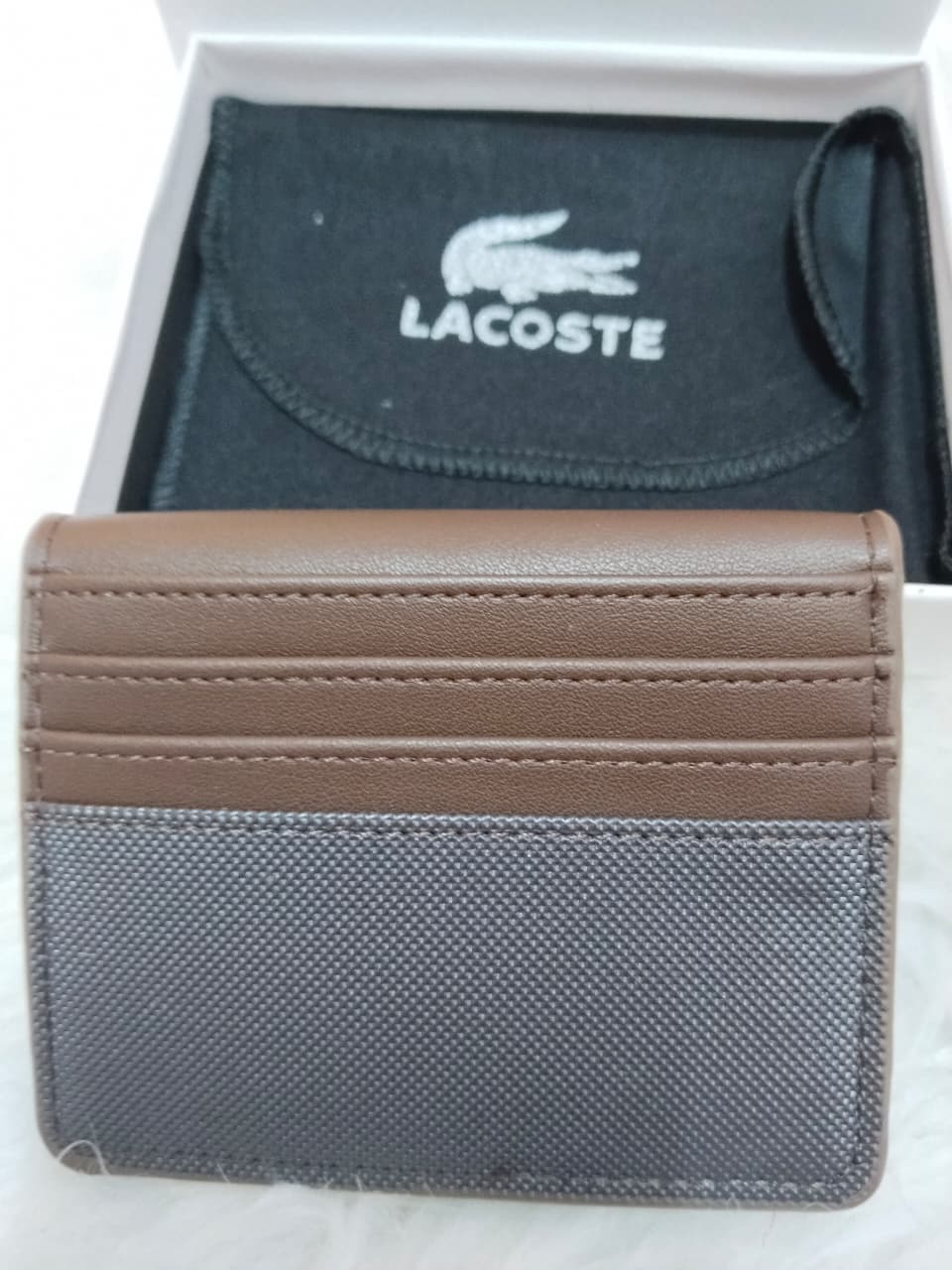 Lacoste Men's Two-Tone Bifold Wallet