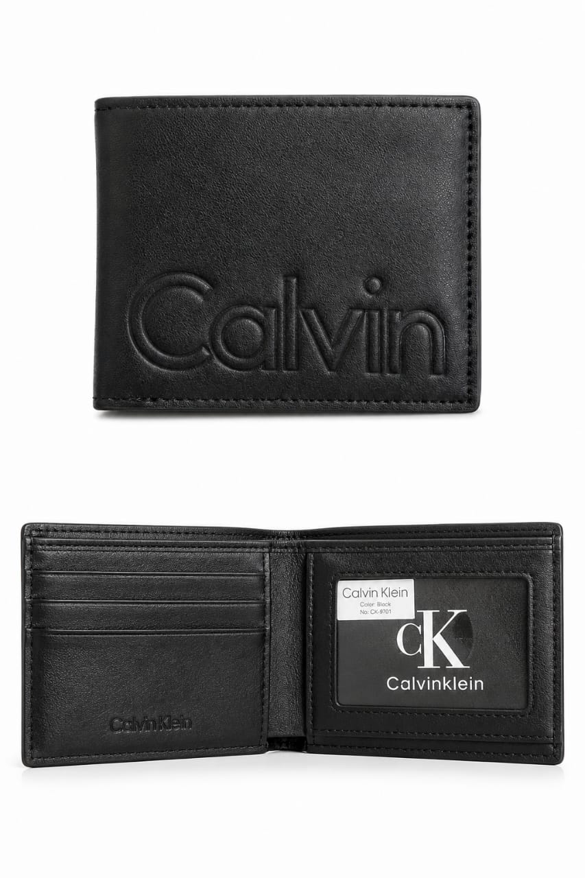 Calvin Klein Premium Leather Wallet – Classic Bifold Wallet