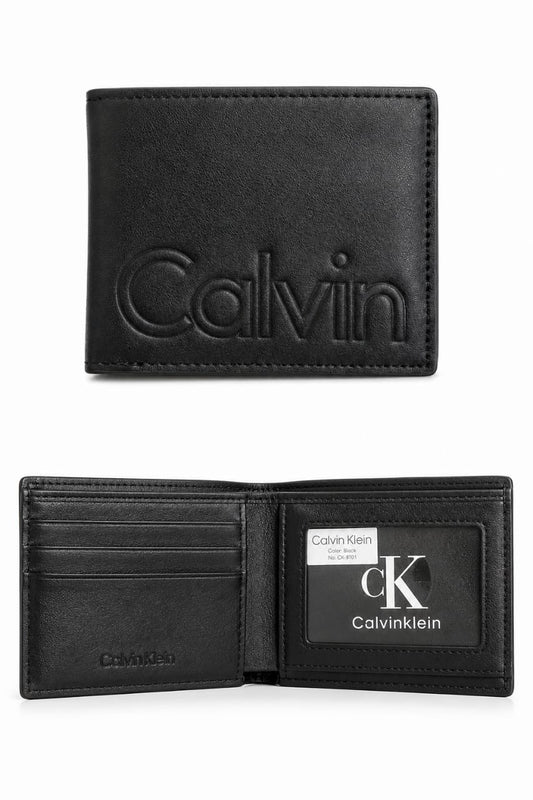 Calvin Klein Premium Leather Wallet – Classic Bifold Wallet