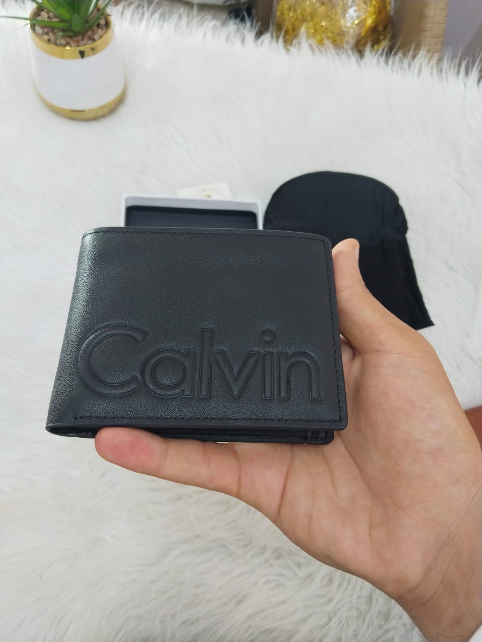 Calvin Klein Premium Leather Wallet – Classic Bifold Wallet