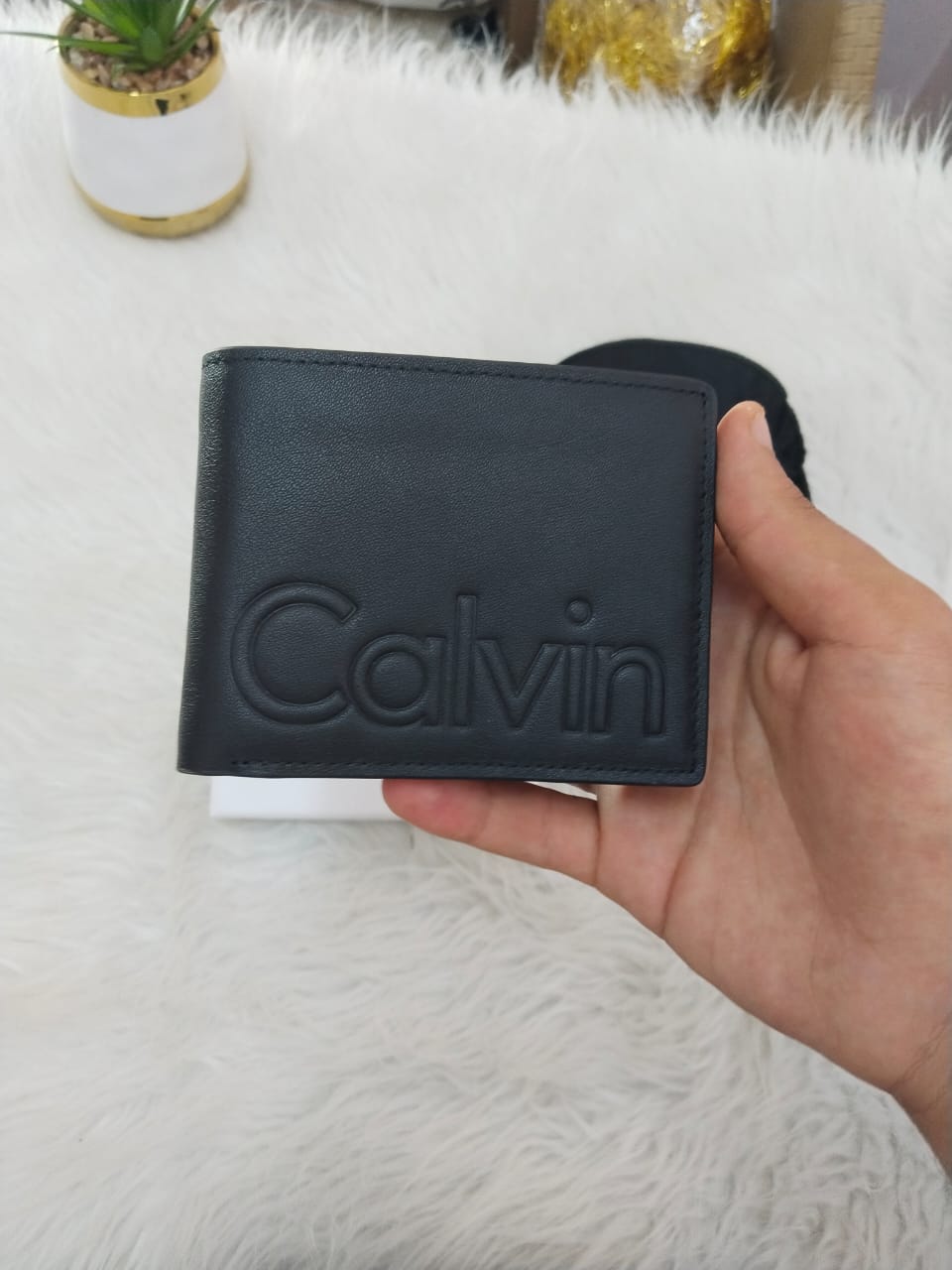Calvin Klein Premium Leather Wallet – Classic Bifold Wallet