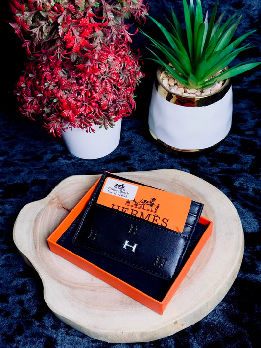 Hermes Classic Card Holder – Black Edition