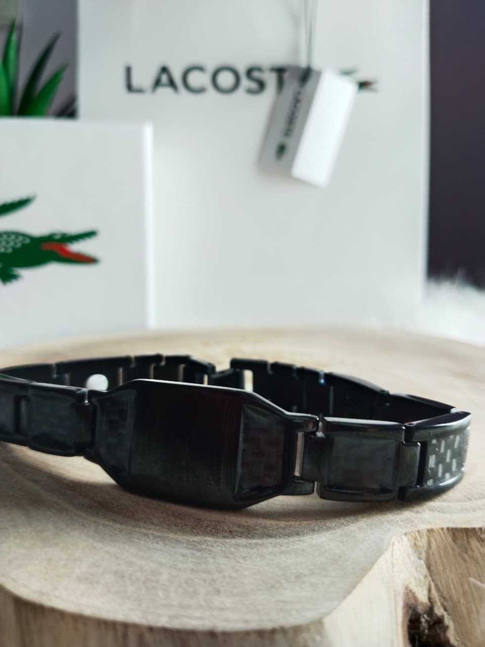 Lacoste Ceramic & Carbon Sport Bracelet