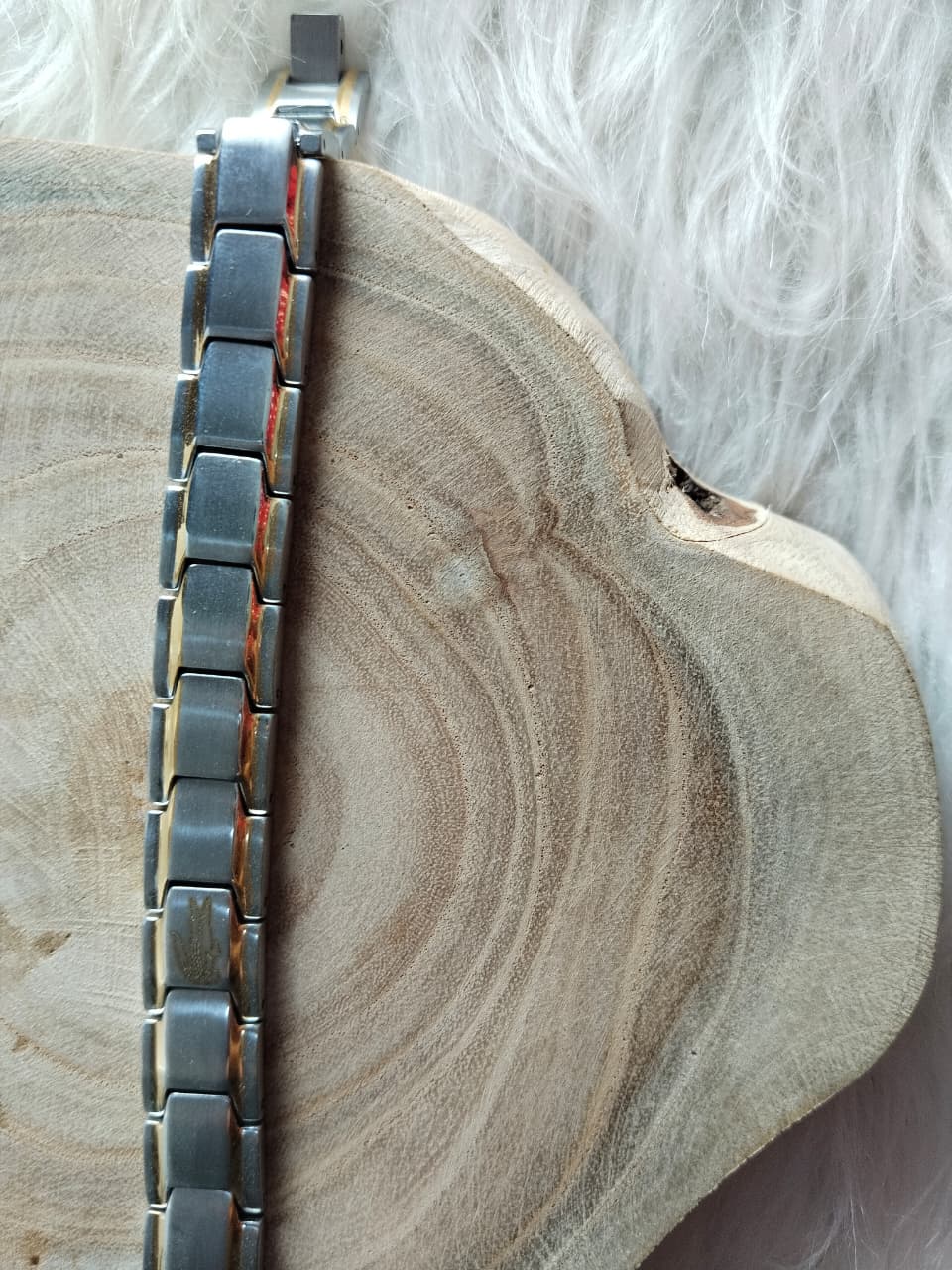 Lacoste Metallic-Edge Magnetic Bracelet